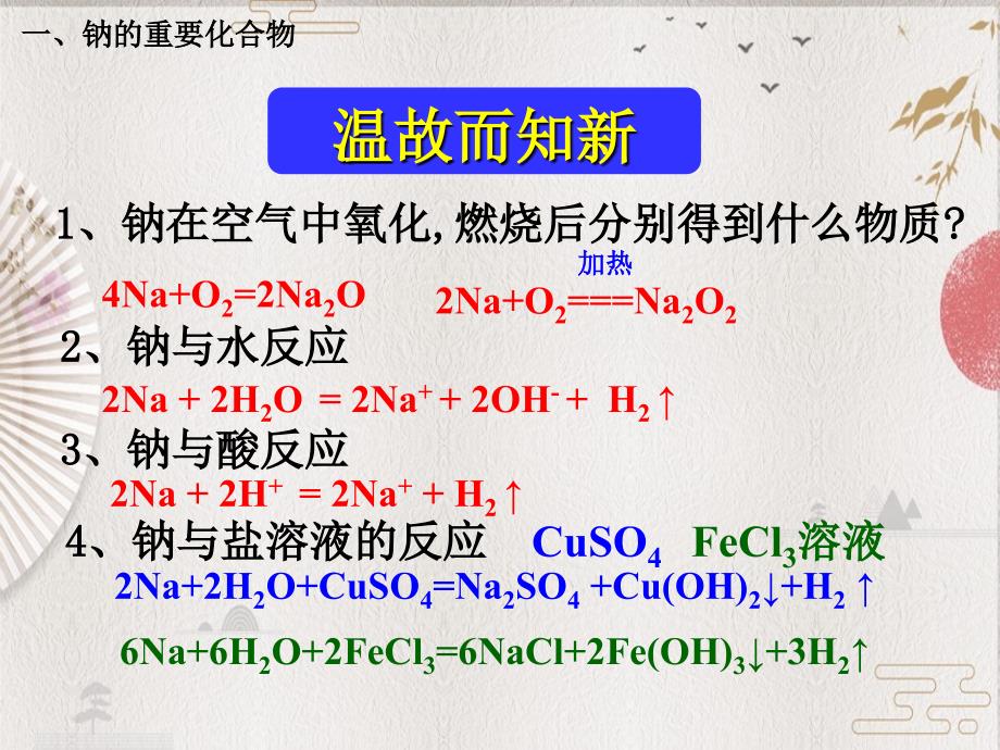 人教版高中化学必修1课件：3.2几种重要的金属化合物（第1课时） （共30张PPT）_第2页
