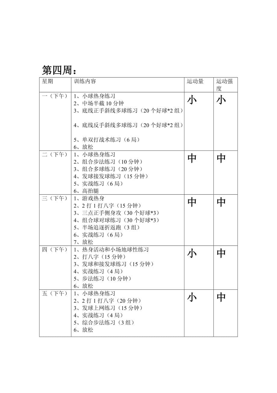 网球训练计划和体能训练计划 (1) .doc_第5页