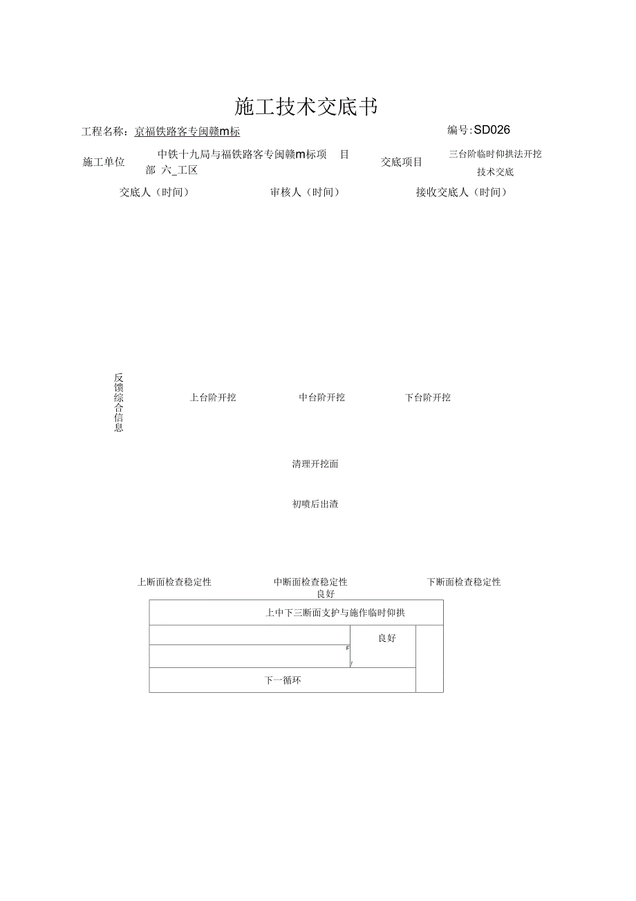 《三台阶临时仰拱法开挖技术交底》_第2页