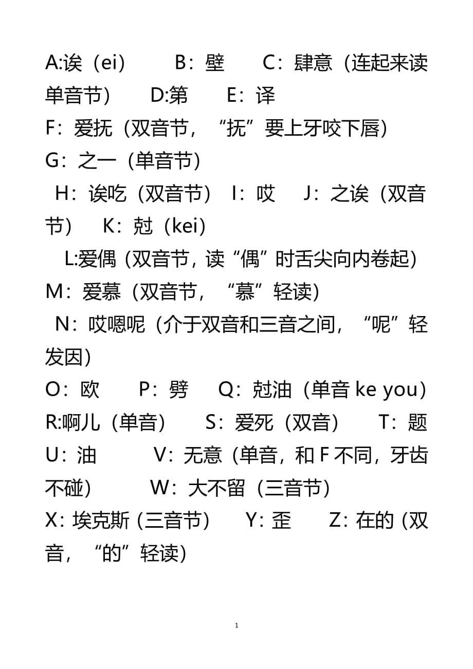 英文字母谐音表图片图片