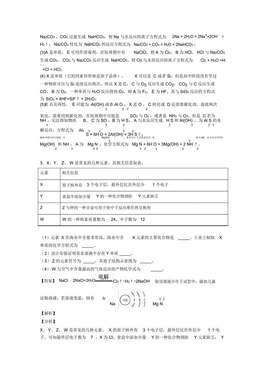 备战高考化学镁及其化合物-经典压轴题及详细答案_第3页