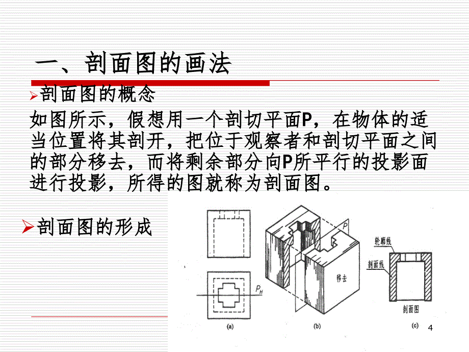 经典：建筑工程识图与构造__第5章_剖面图与断面_第4页