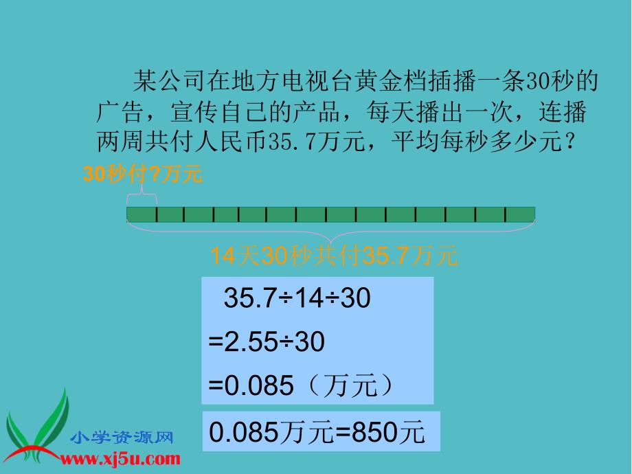 小学北师大版数学四年级下册《电视广告》PPT之二课件PPT (2)_第4页