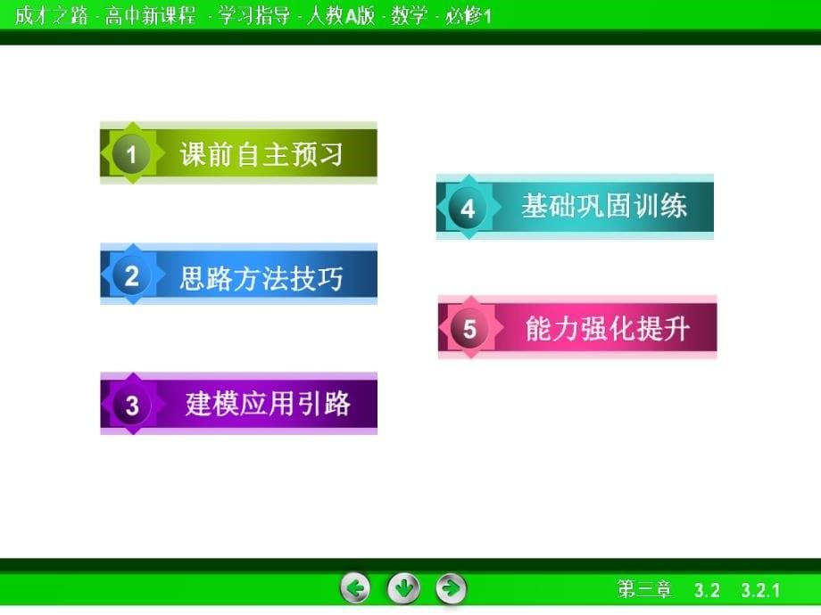 （推荐）成才之路》高一数学（人教A版）必修1课件：3-2-1 几类不同增长的函数模型_第5页