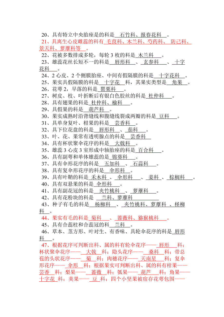 药用植物学题库1答案版_第2页