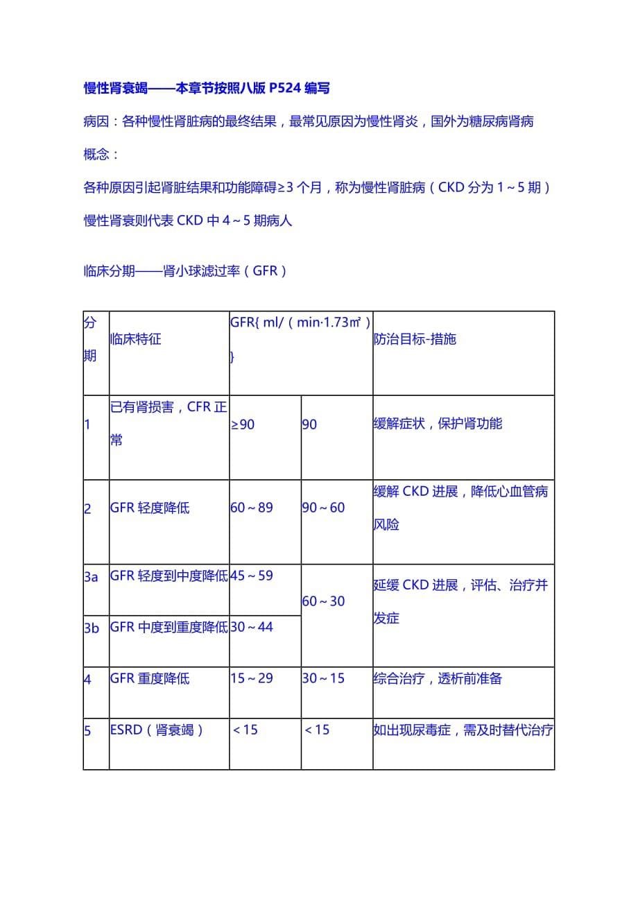 内科 专业 ：26.肾功能不全_第5页