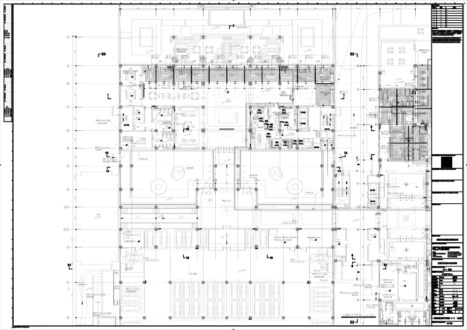 M-432-一层地暖分区平面图（一）（公区）【度假酒店建筑设计】_第1页