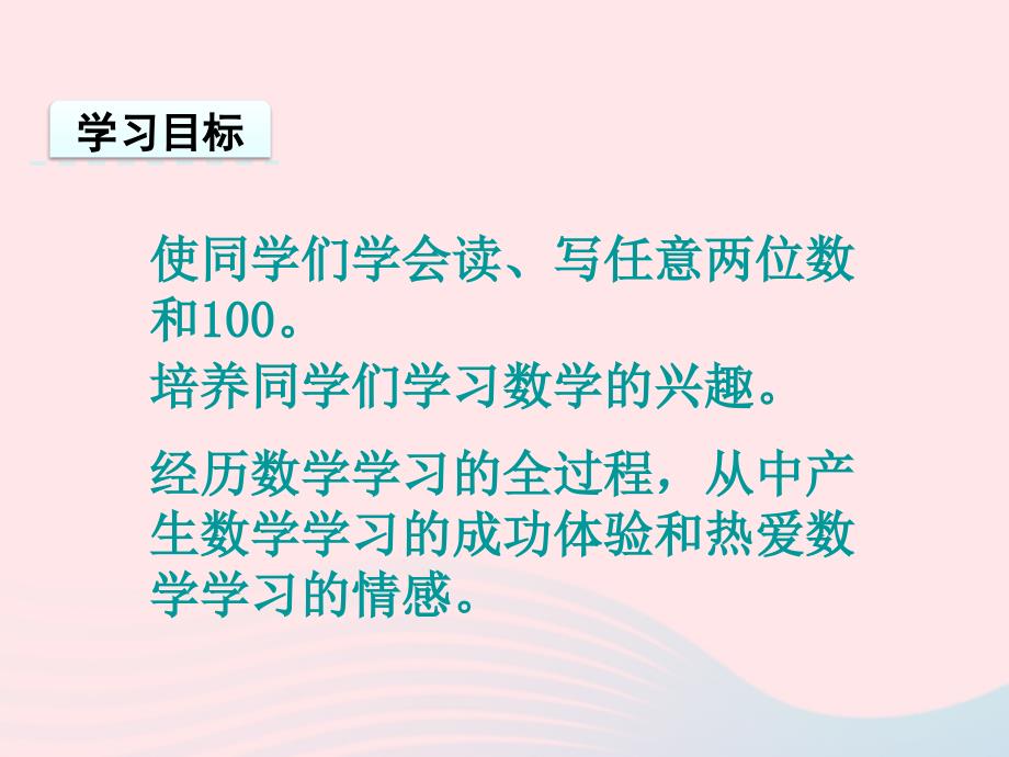 2021春一年级数学下册第一单元100以内数的认识第3课时写数读数课件西师大版_第2页