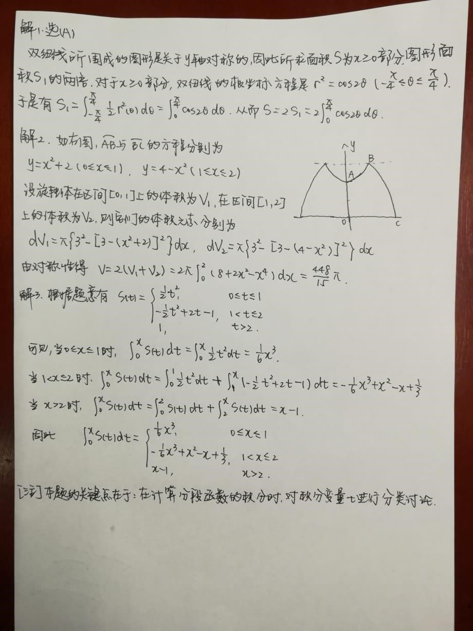 考研数学必考知识点笔记---30.定积分的应用_第5页