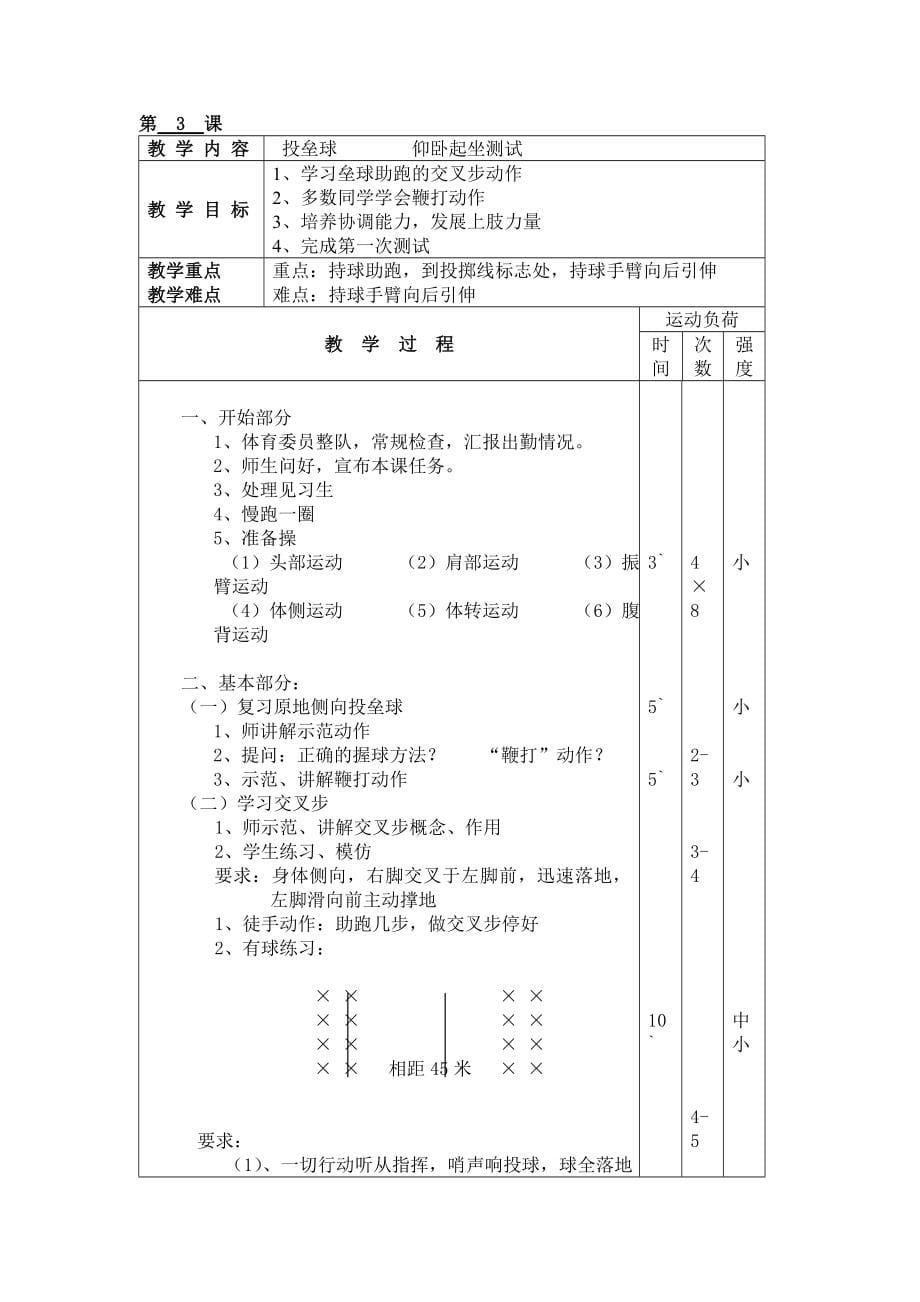 （精选）小学体育教案四年下册教案全册_第5页