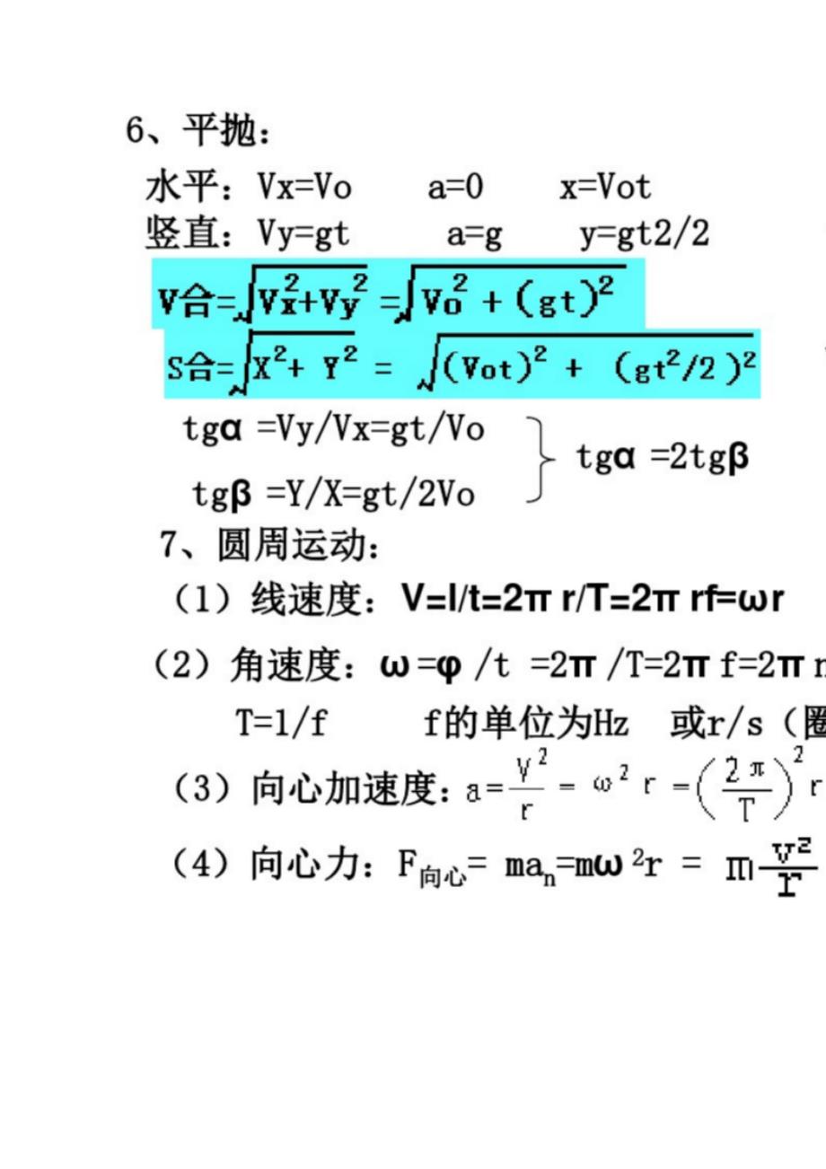 [全]高中物理公式大全_第3页