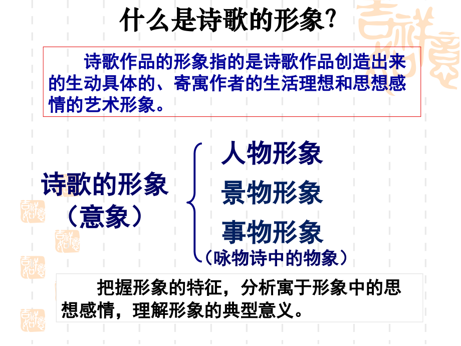 精品：高考古代诗歌鉴赏之景物形象(优秀实用课件）_第2页