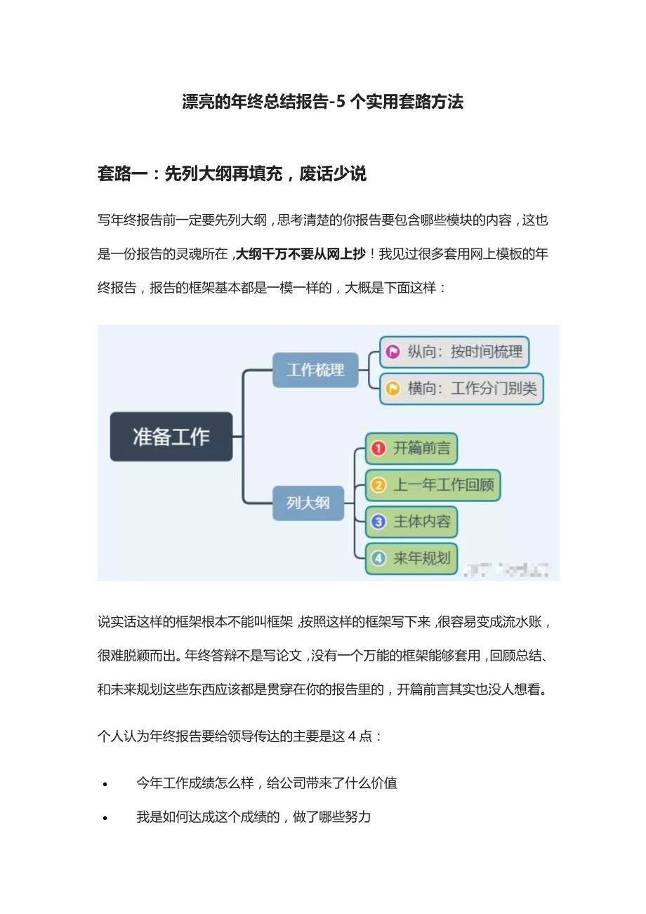 [全]漂亮的年终总结报告-5个实用套路方法_第1页