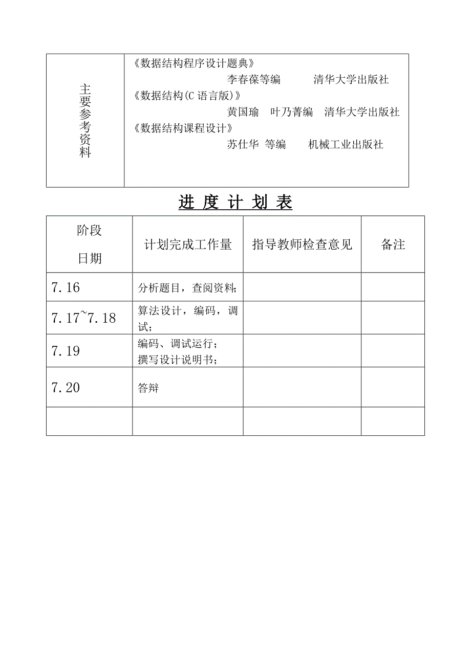 迷宫问题数据结构课程设计任务书_第4页