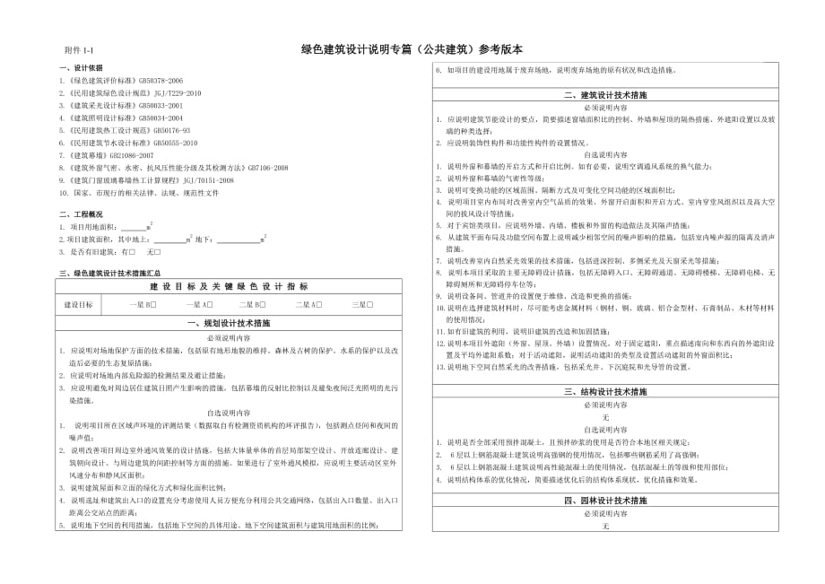 绿色建筑设计说明专篇公共建筑_第1页