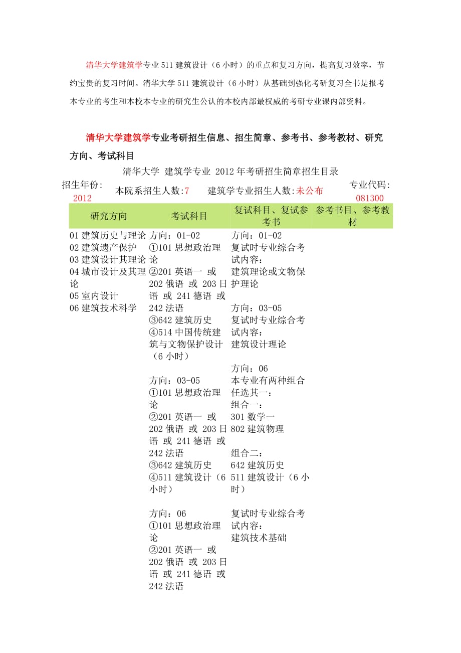 清华大学建筑学专业-511建筑设计6小时考研复习全书-考研资料-考研真题-考研大纲_第3页