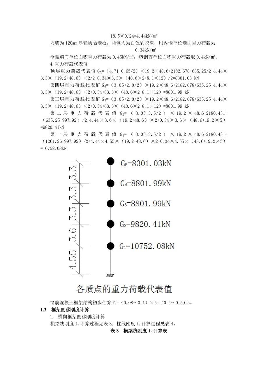 《底商办公楼设计》word文档_第5页