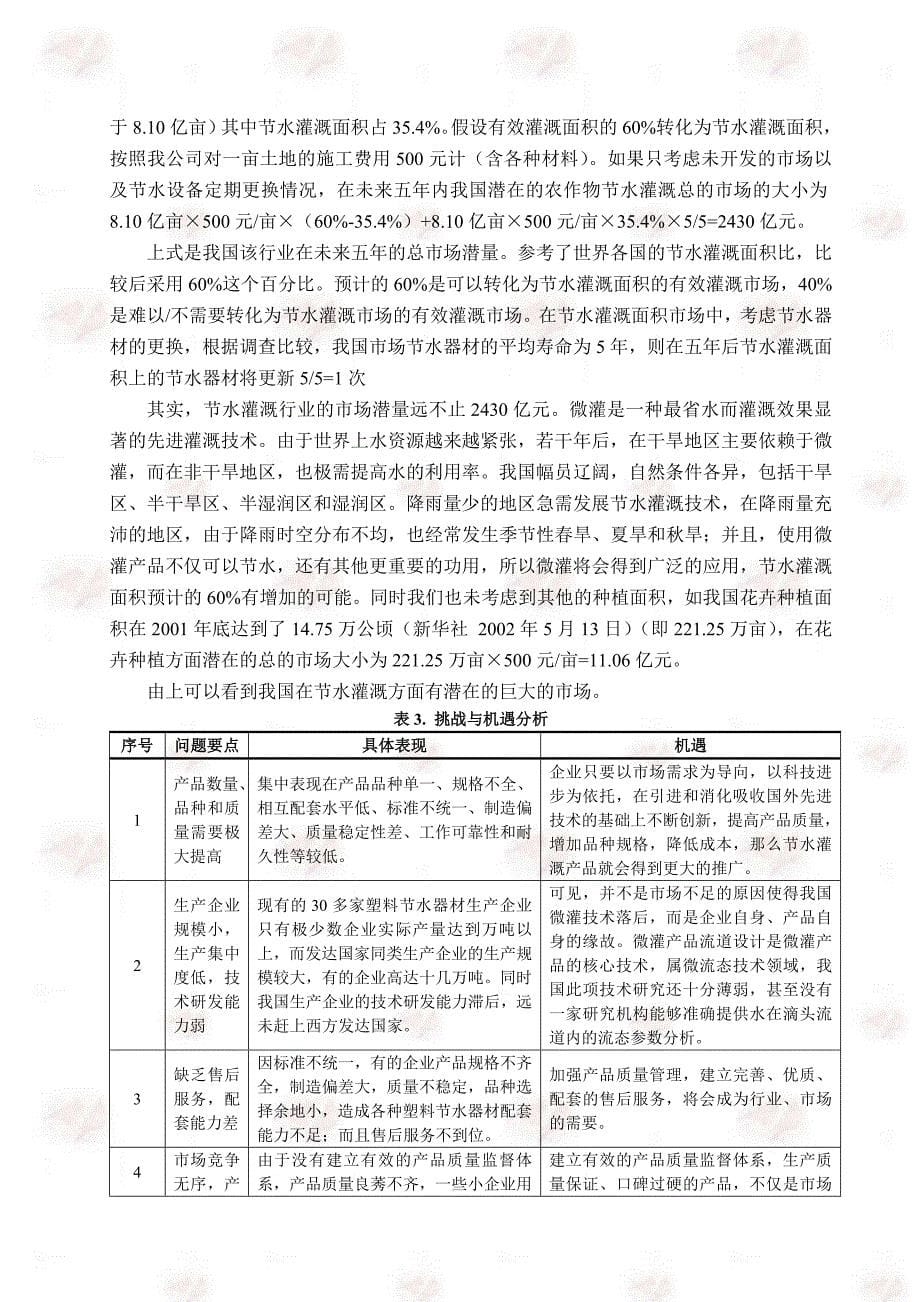 系列新型微灌产品产业化技术报告(doc 12页)_第5页