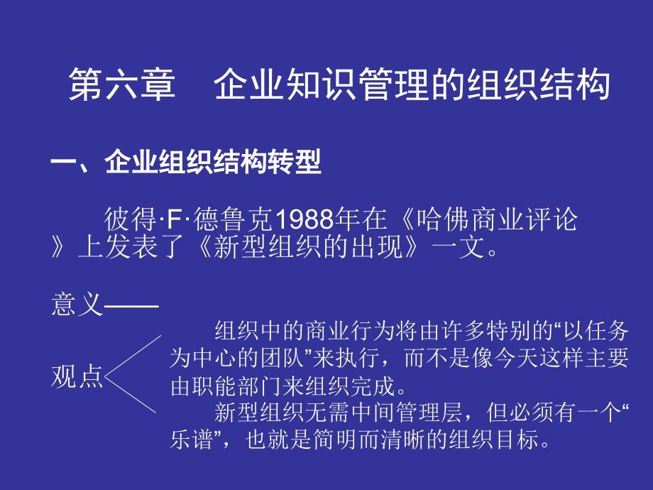 企业知识管理的组织结构(ppt 36页)_第1页