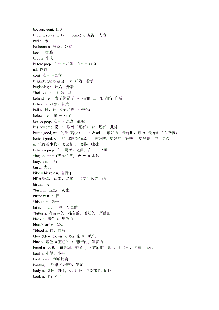 初中英语新课程标准词汇及短语表（2020年12月整理）.pdf_第4页