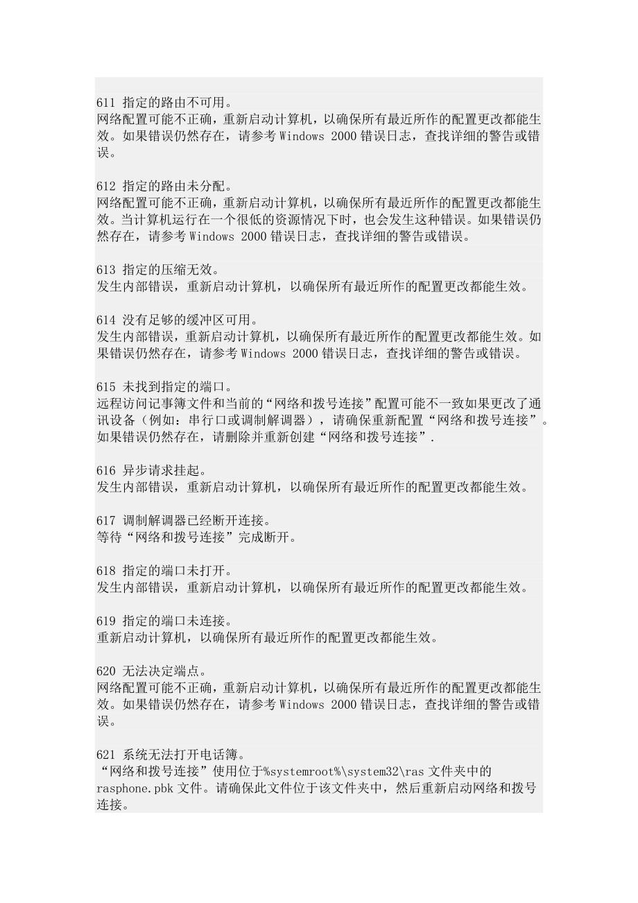 ADSL各种拨号错误代码解析_第2页