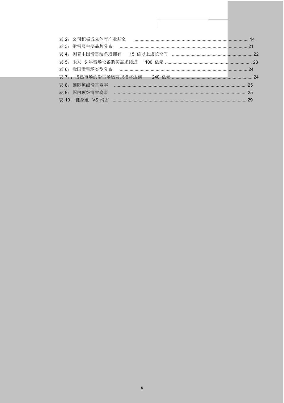 体育冰雪产业深度分析报告_第5页