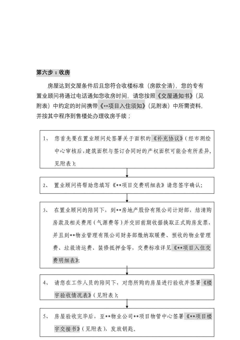 某房地产公司某项目销售流程(doc 61页)_第5页