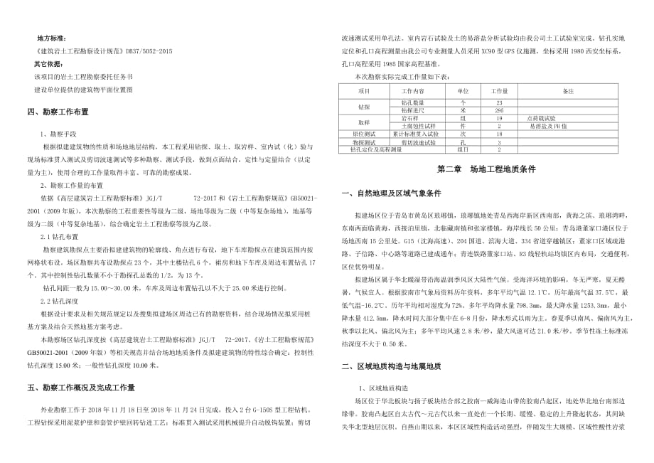 青岛琅琊台水质检测中心项目勘察报告_第4页