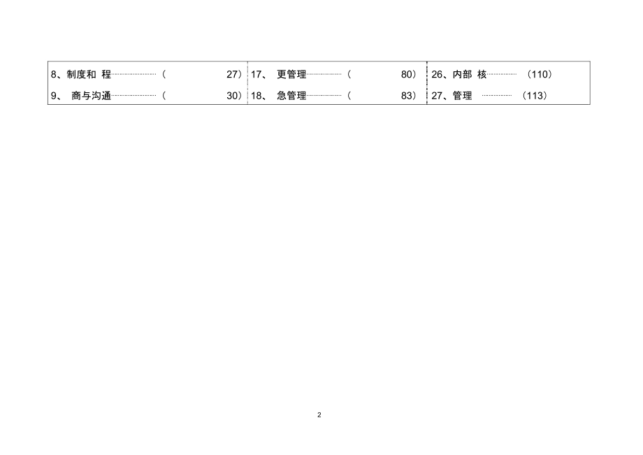 玉门油田分公司HSE管理体系量化审核标准(试行)_第3页