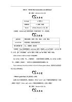 人教版九年级英语：Unit 2 基础知识梳理