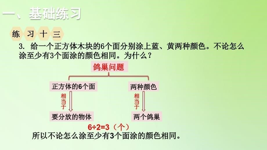 六年级数学下册课件-第3课时 鸽巢问题（练习课）-人教版(共14张PPT)_第5页