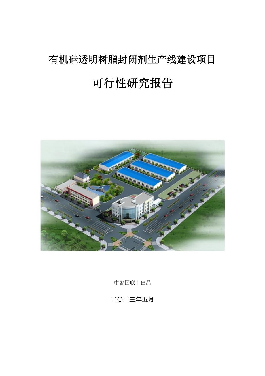 有机硅透明树脂封闭剂生产建设项目可行性研究报告_第1页