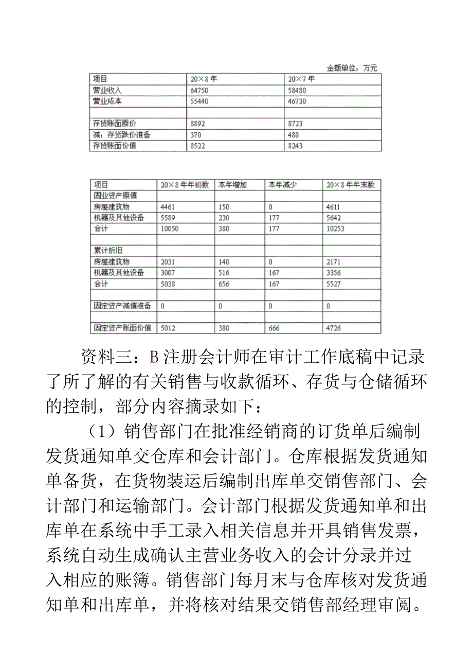 生产与存货循环审计模拟实验资料2答案_第4页