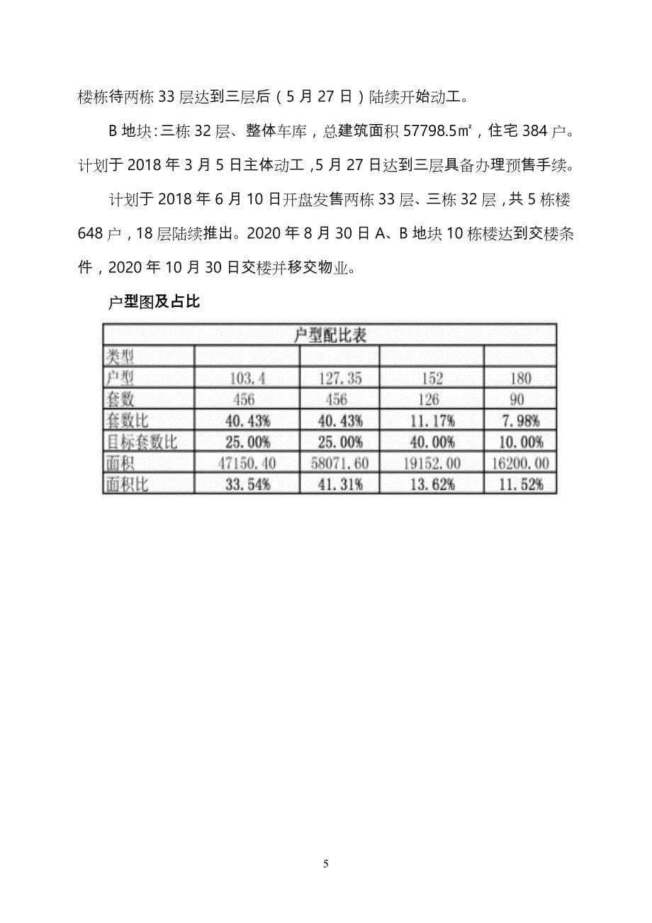 房地产前期项目综合项目策划书_第5页