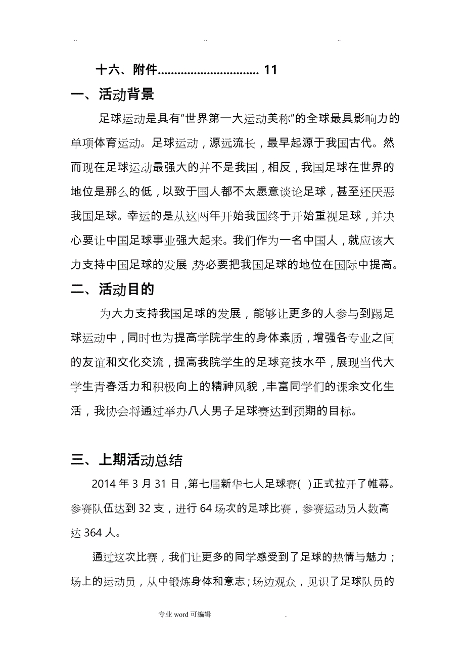 足球赛项目策划书_第4页