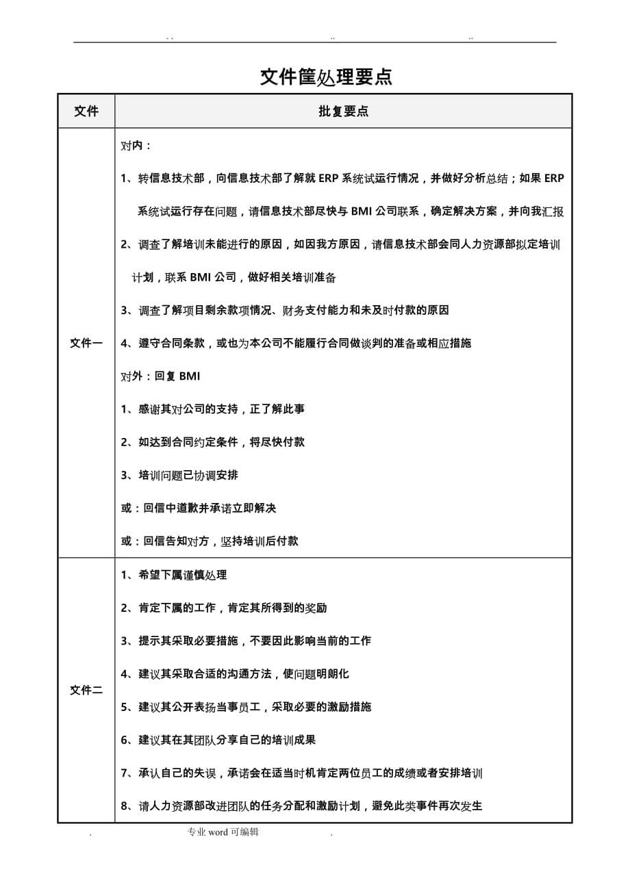 文件筐题目举例与处理要点说明_第5页