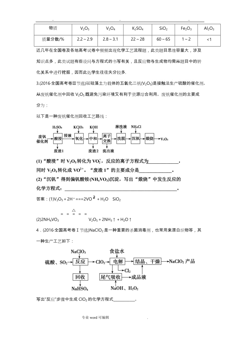 重要练习二_信息氧化还原方程式的书写_第2页