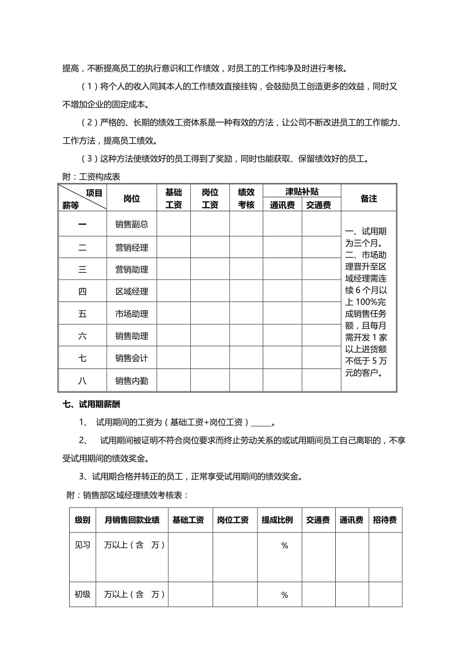 销售部薪资及绩效考核管理制度（2020）_第4页