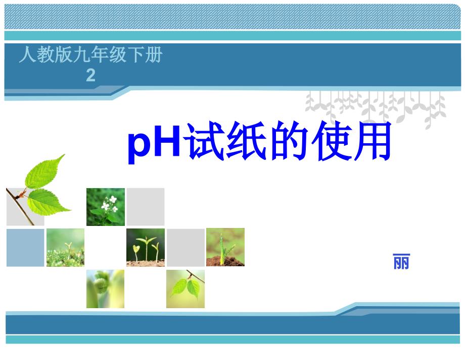 pH试纸的使用最新版_第1页