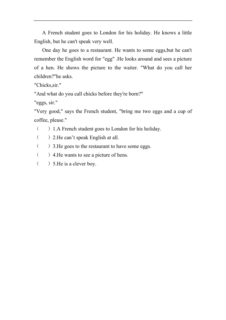 六年级上册英语期中测试综合测试1苏教译林版_第4页
