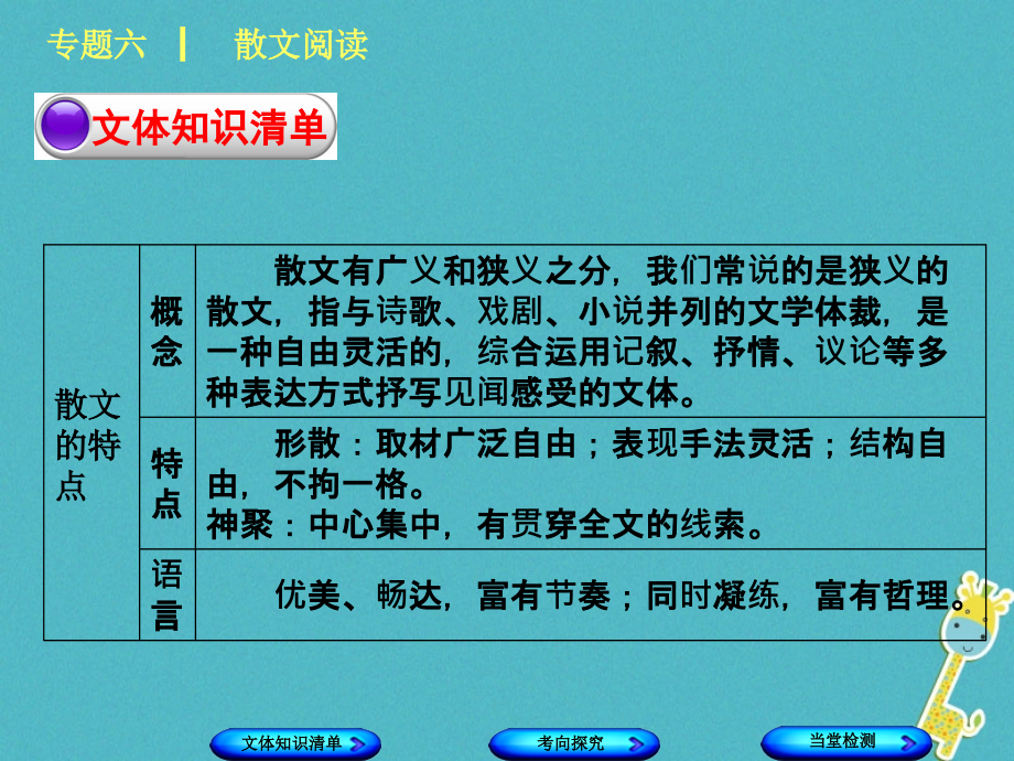 中考语文专题复习六散文阅读精品课件_第1页