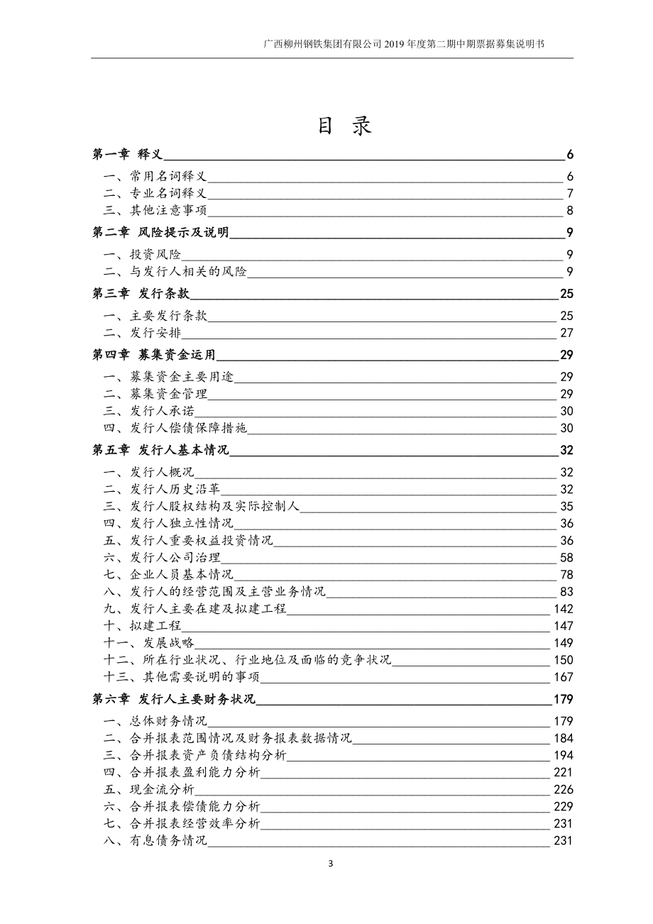 广西柳州钢铁集团有限公司2019第二期中期票据募集说明书_第2页