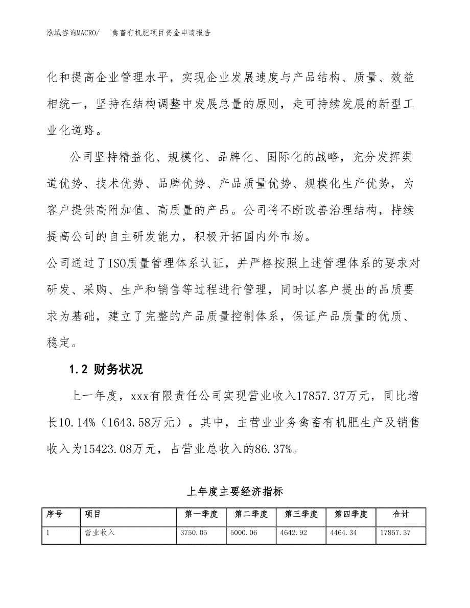 禽畜有机肥项目资金申请报告.docx_第4页