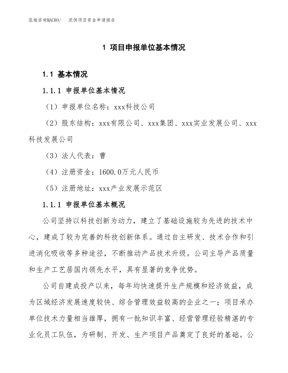 泥饼项目资金申请报告.docx_第3页