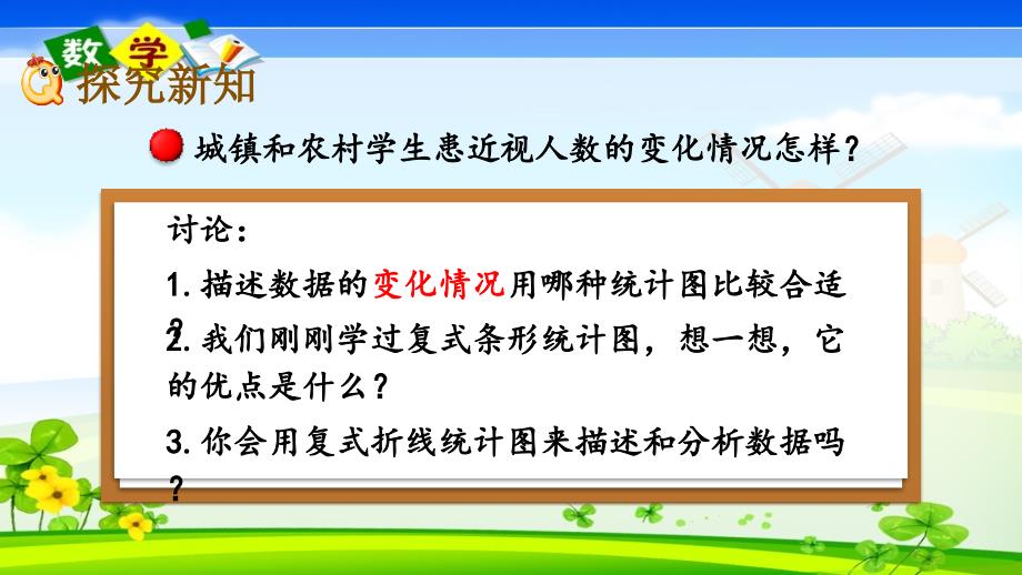 最新整理青岛版（六年制）五年级下册数学《6.2 复式折线统计图》PPT课件_第3页