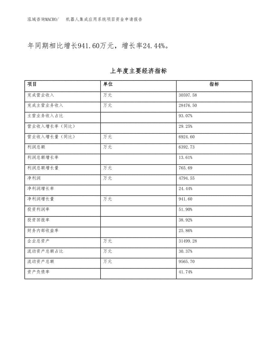 机器人集成应用系统项目资金申请报告.docx_第5页