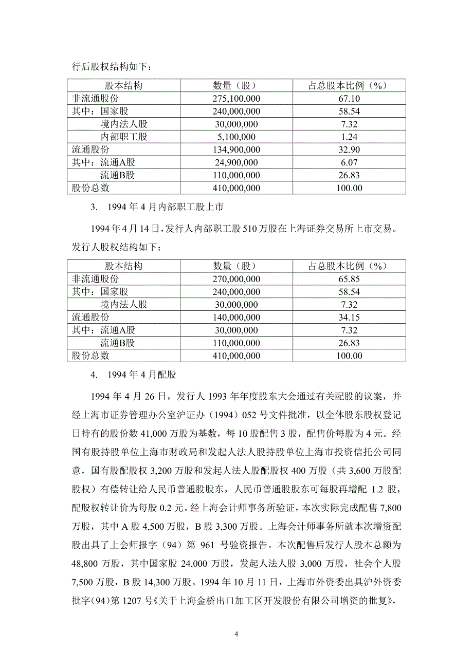 上海金桥出口加工区开发股份有限公司2019第一期中期票据法律意见书_第4页