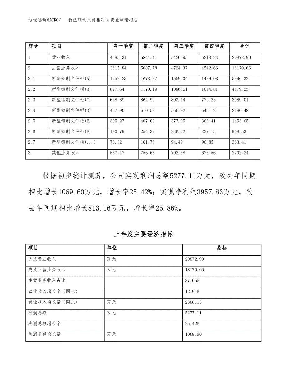 新型钢制文件柜项目资金申请报告.docx_第5页