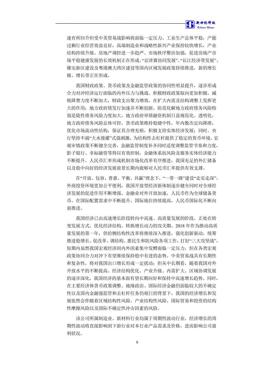 广东省广新控股集团有限公司2019第一期中期票据和主体信用评级报告_第5页