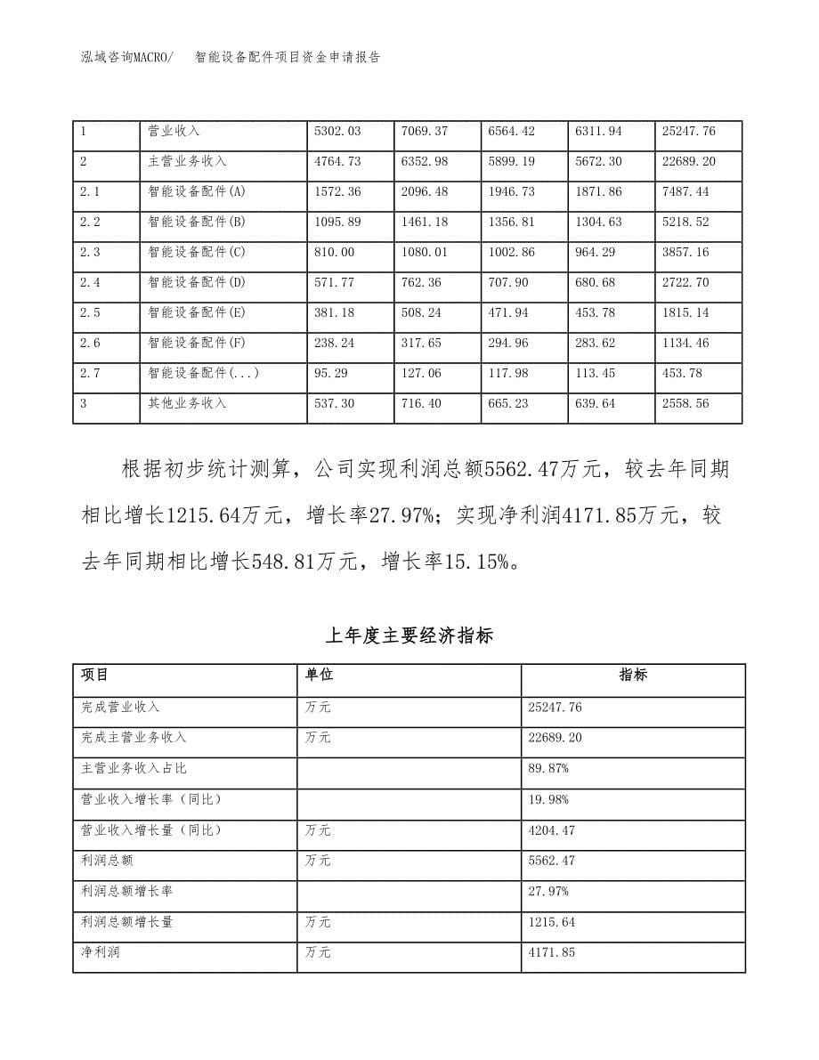 智能设备配件项目资金申请报告.docx_第5页